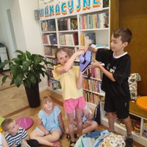 Wakacje w bibliotece w Targowiskach