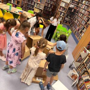 Wakacje w bibliotece w Miejscu Piastowym