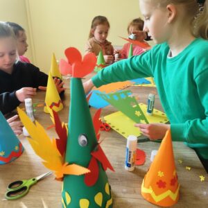 Warsztaty plastyczne we Wrocance