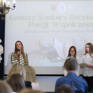 Gminny Konkurs Recytatorski  Polskiej Poezji Współczesnej