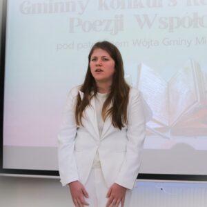 Gminny Konkurs Recytatorski  Polskiej Poezji Współczesnej