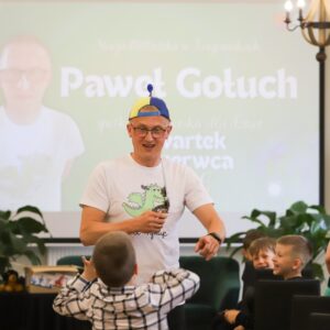Spotkanie  autorskie z Pawłem Gołuchem