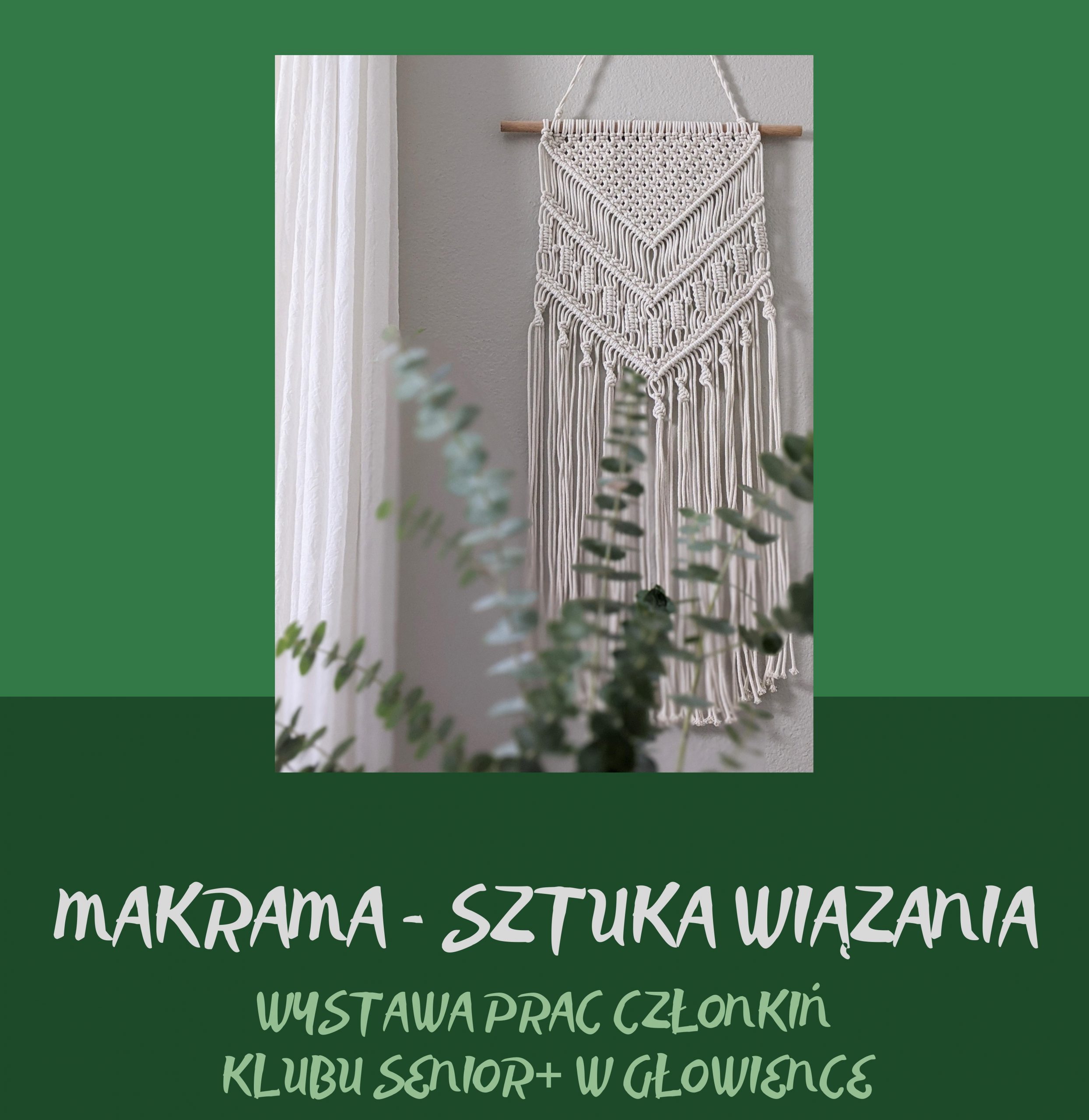 Read more about the article Wystawa makramy – biblioteka w Głowience