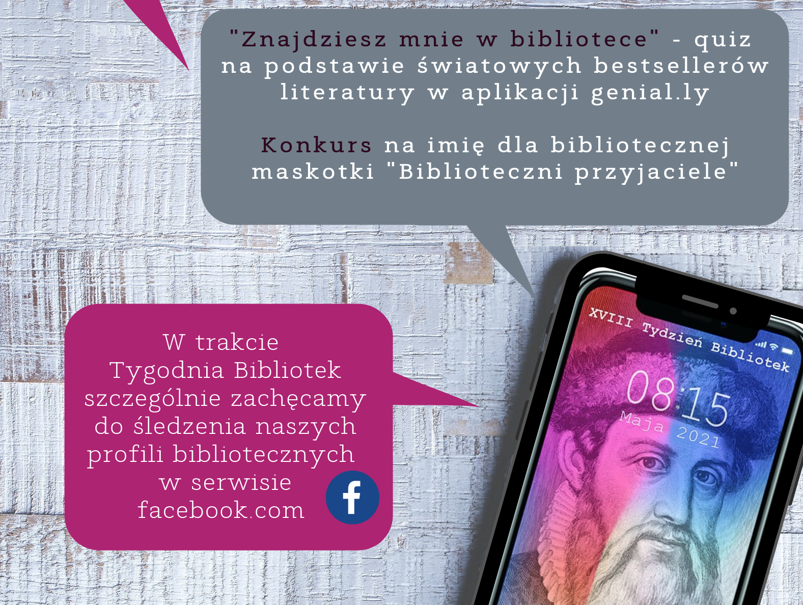 You are currently viewing XVIII Tydzień Bibliotek 8 – 15 maja