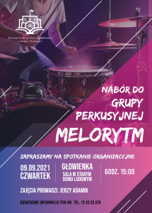 Read more about the article Nabór do grupy perkusyjnej MELORYTM