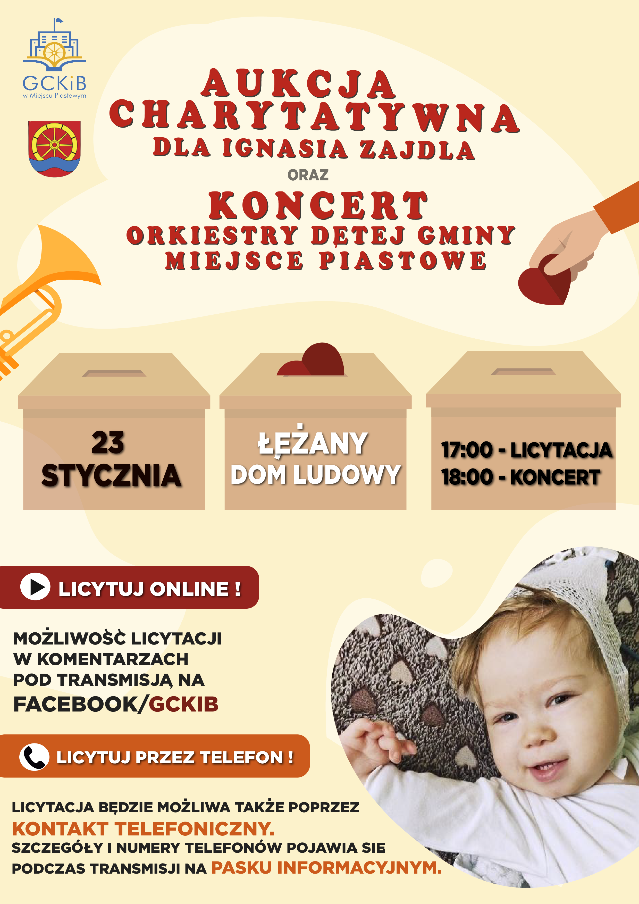 You are currently viewing Licytuj dla Ignasia! Aukcja charytatywna wraz z koncertem