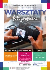 Read more about the article Zapraszamy pasjonatów fotografii na warsztaty