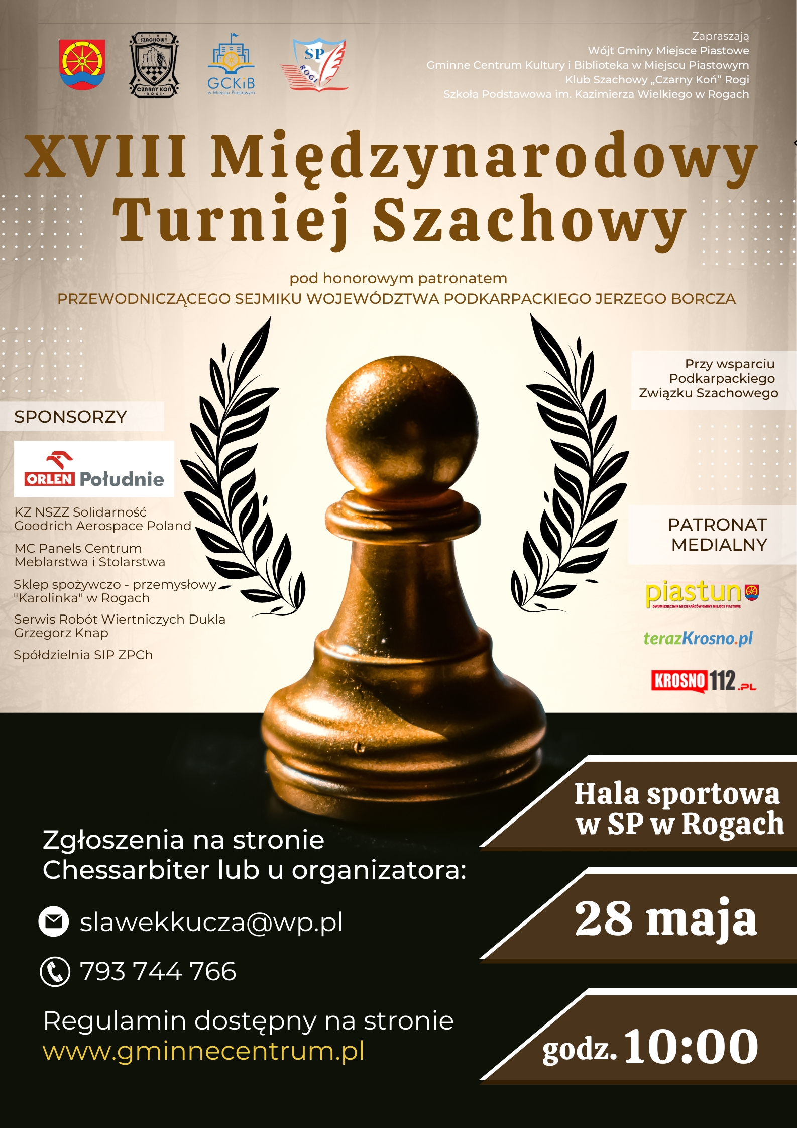 Read more about the article XVIII Międzynarodowy Turniej Szachowy