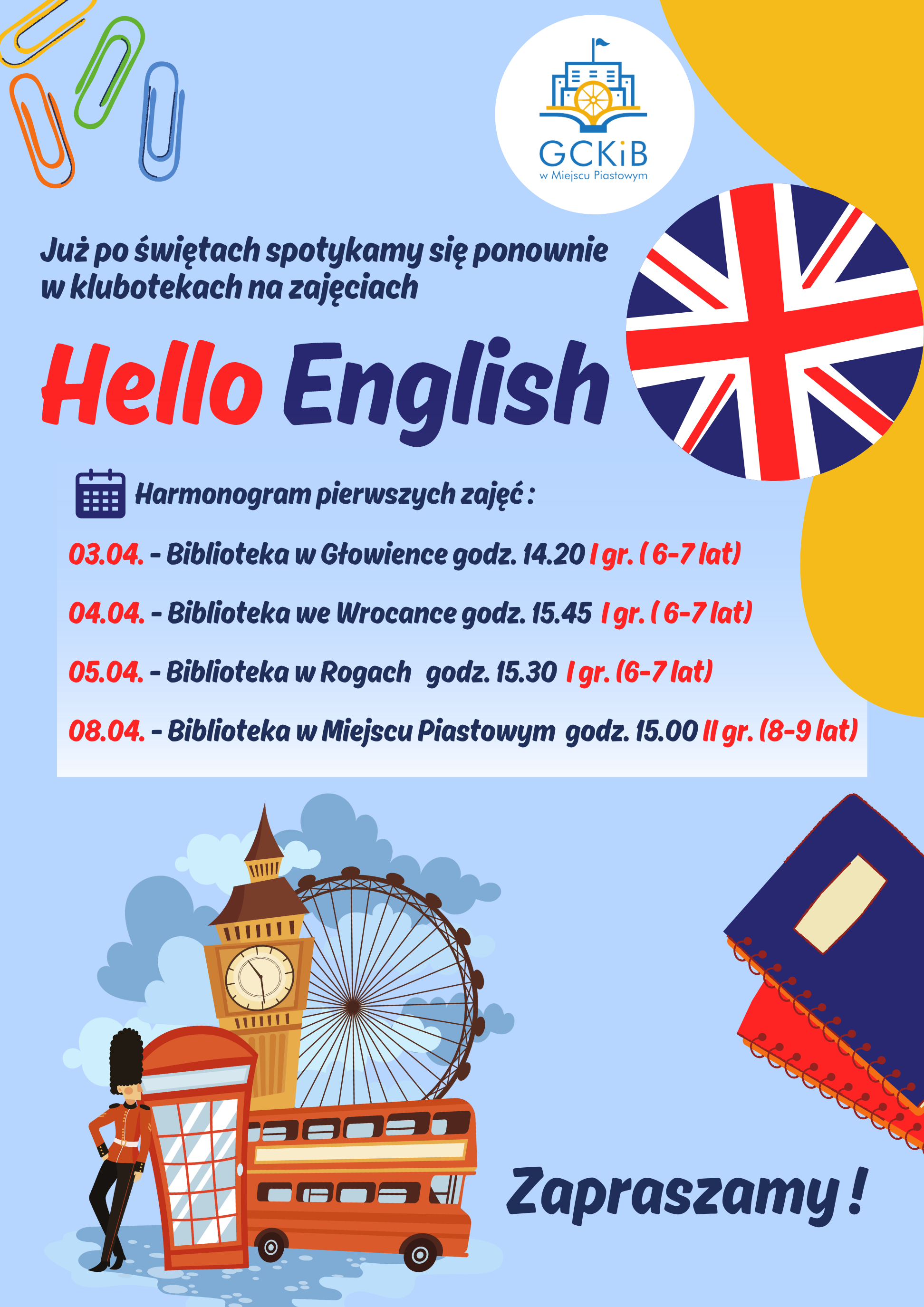 You are currently viewing Hello English w klubotekach