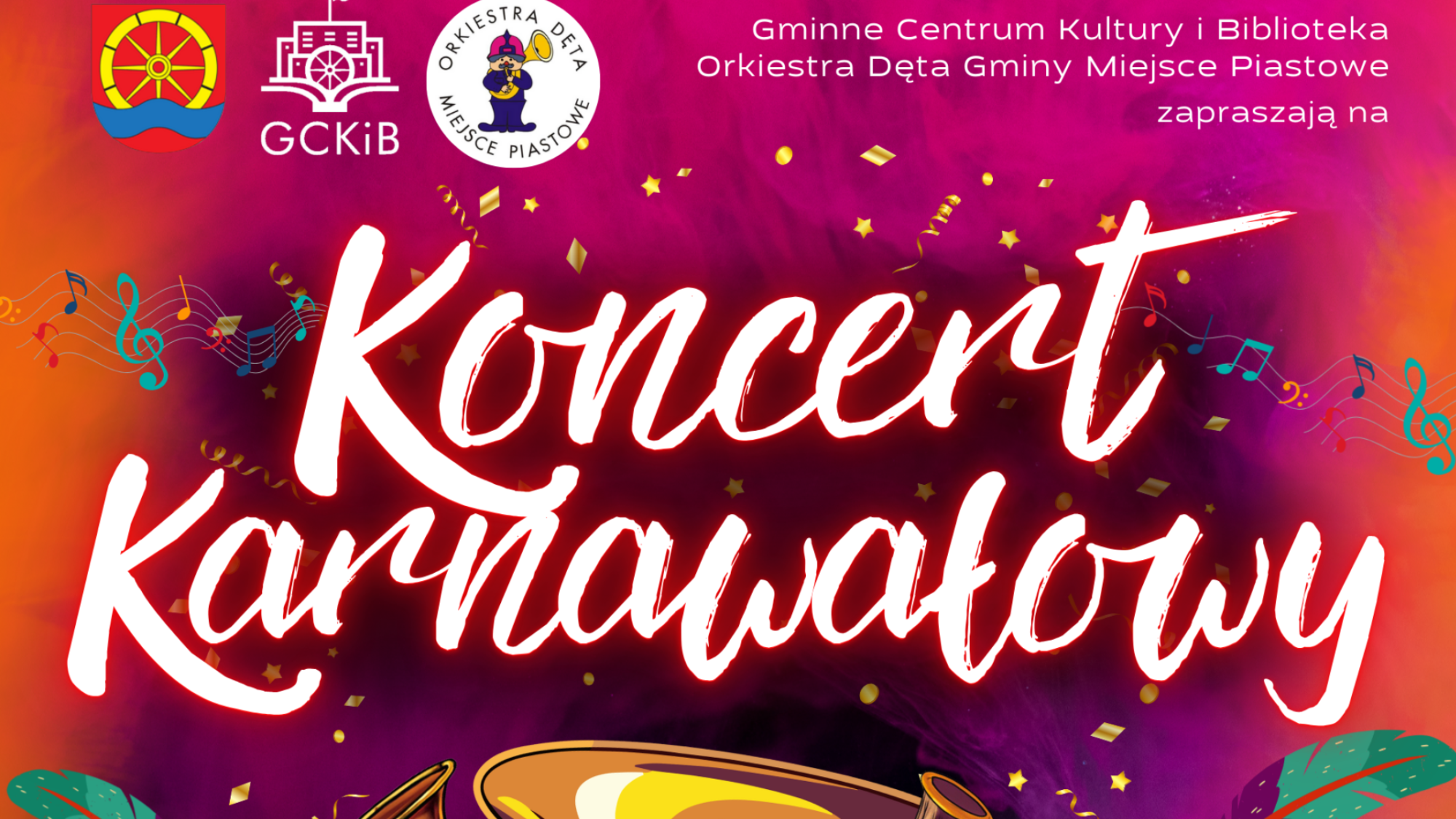 Black Colorful Simple Mardi Gras Carnival Flyer